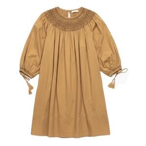Doen Theda Wheat Gold Mini Dress Size XS